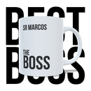 Caneca Personalizável Best Boss, Presente Divertido com Foto do Seu Chefinho Favorito