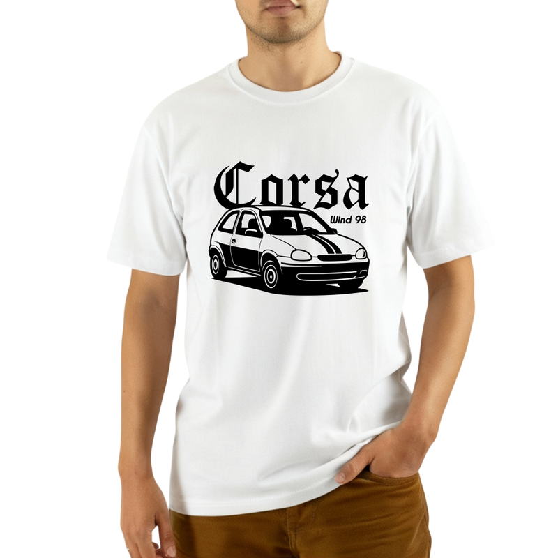Camiseta Personalizável Com Seu Carro, 100% Algodão