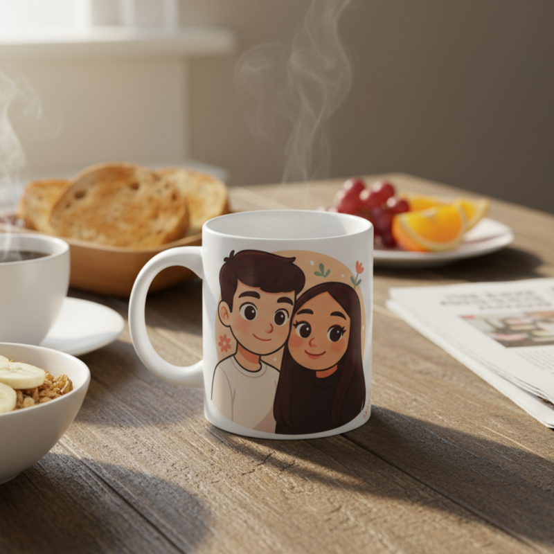 Caneca Personalizável para Dia Dos Namorados, Presentes Entre Casais