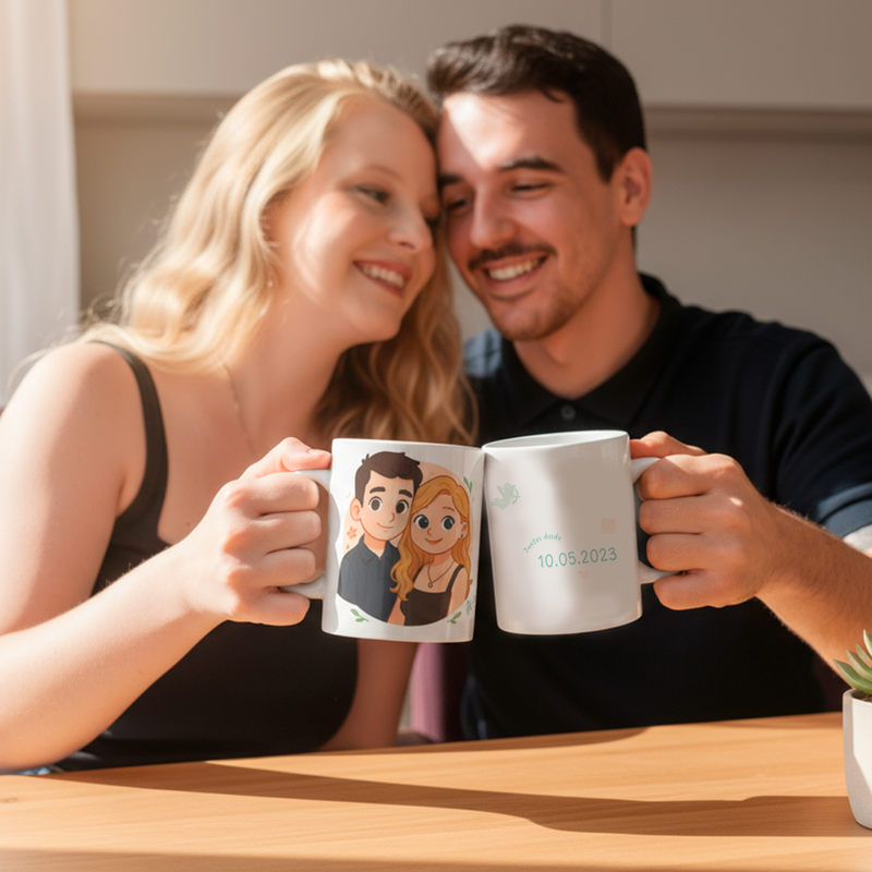 Caneca Personalizável para Dia Dos Namorados, Presentes Entre Casais
