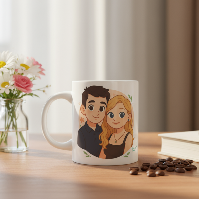 Caneca Personalizável para Dia Dos Namorados, Presentes Entre Casais