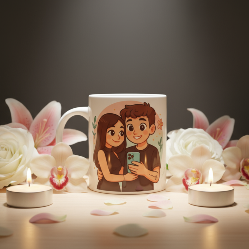 Caneca Personalizável para Dia Dos Namorados, Presentes Entre Casais