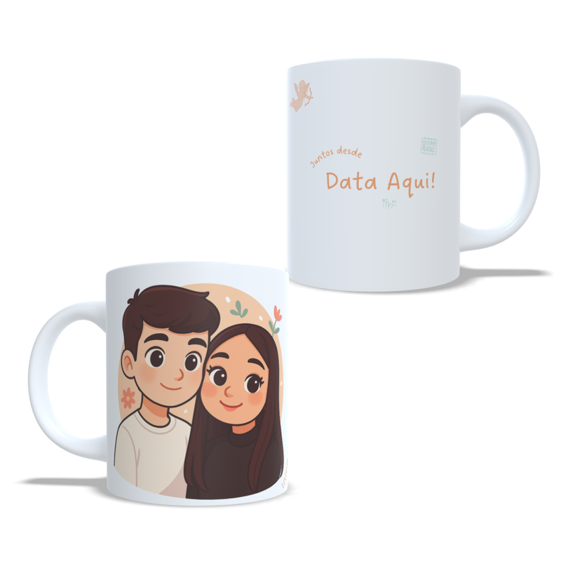 Caneca Personalizável para Dia Dos Namorados, Presentes Entre Casais