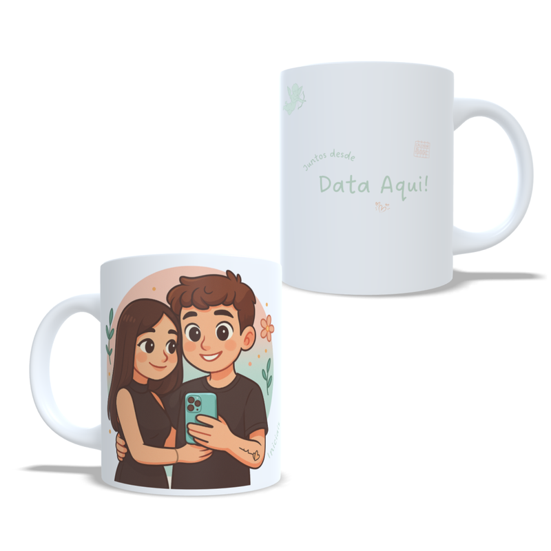 Caneca Personalizável para Dia Dos Namorados, Presentes Entre Casais