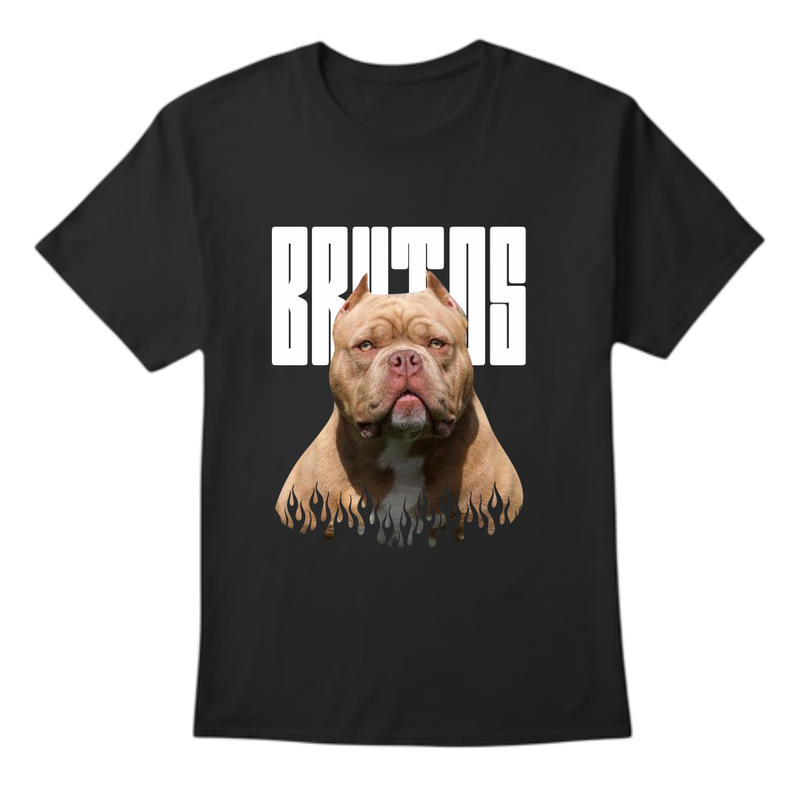 Camiseta Personalizável com Foto do Seu Cachorro, Estilo Forte, Presença Imponente