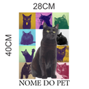 Camiseta Personalizada Pet Foto Coração 100% Algodão Estampa DTF