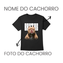 Camiseta Personalizável com Foto do Seu Cachorro, Estilo Forte, Presença Imponente