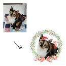 Camiseta Personalizada de Natal com Foto do Pet | 100% Algodão Premium e Estampa DTF | Presente Criativo Natalino