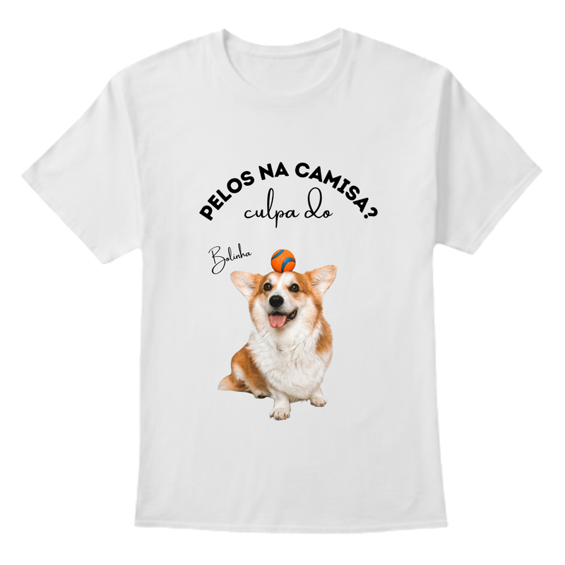 Camiseta Personalizada Pet Gato Foto 100% Algodão Estampa DTF