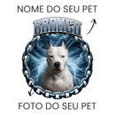 Camisa Personalizável Com Seu Pitbull, Pincher ou Qualquer Pet, 100% Algodão
