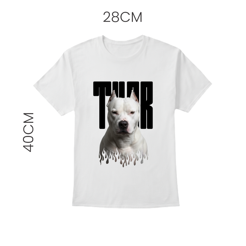 Kit Brutos de Camisetas Personalizáveis com Foto do Seu Cachorro, Estilo Forte, Presença Imponente